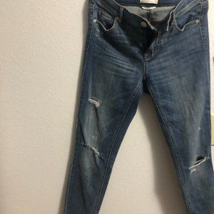 Lou & Grey 26 size rip jean